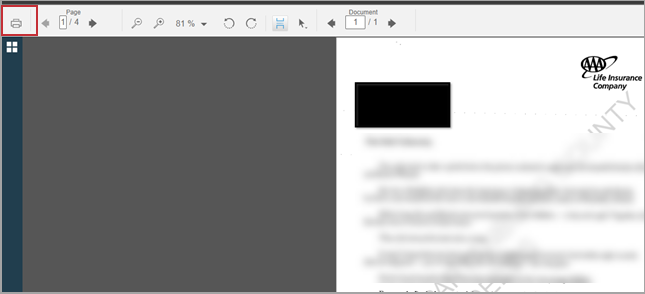 Using the Document Viewer to View and Print Documents